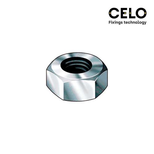 Caixa 250 Unid. Porca Hexagonal Din/Ref 934 &Oslash;8mm Zincado Celo