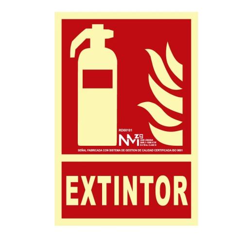 Sinal de Extin&ccedil;&atilde;o Extintor Classe B (Pcv 0.7mm).