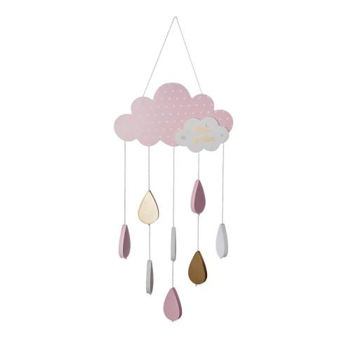 M&oacute;bile Infantil Modelo Nuvem Cor Rosa