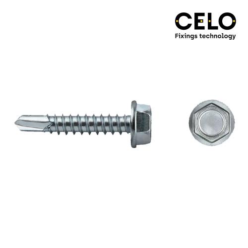 Caixa 100 Uni Parafusos Broca Hexagonal - 5,5x63