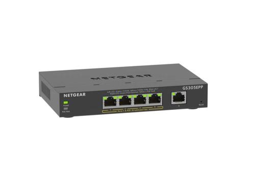Switch de Rede Gs305epp-100pes Gerido L2/L3 Gigabit Ethernet 1000 Mbit/S Poe - Netgear
