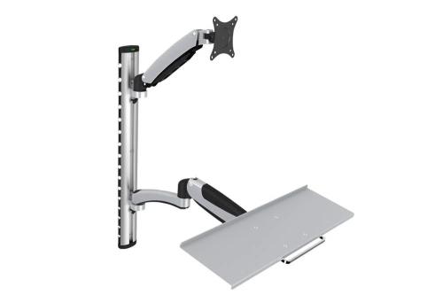 Wall Mount LCD+Keyboard max. 27" max. 8kg