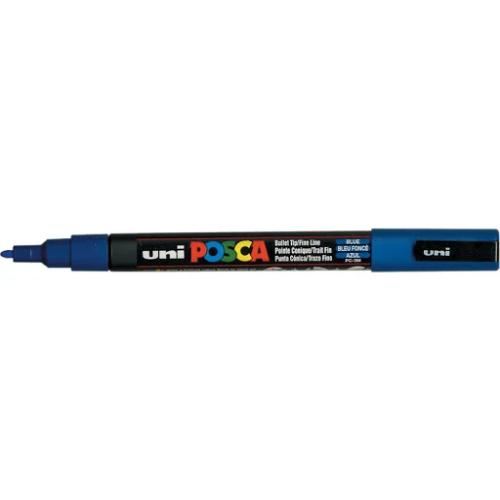 Marcador Tinta Azul N&atilde;o Permanente Ponta 0.9-1.3mm