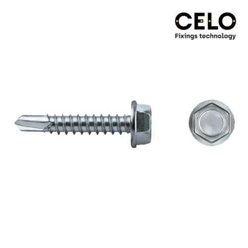 Caixa 250 Unid. Ponta Broca Hexagonal Din/Ref 7504k &Oslash;4,8x38mm Zincado Celo