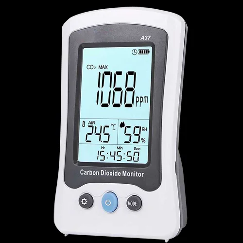 Medidor de Co2, Temperatura e Humidade - Com Alar.