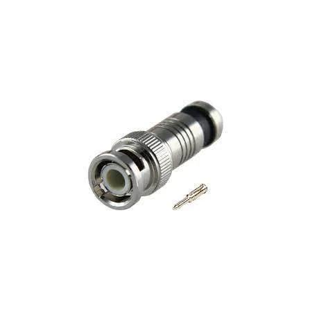 Conector Bnc Compresi&oacute;n R&aacute;pida Macho Rg59