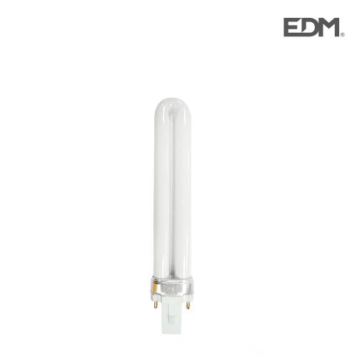 L&acirc;mpada Fluorescente Pl 9w Luz Actinica 16,5cm Edm Sobresselente para 06032