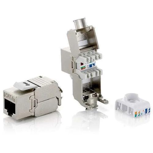 Equip Conector Keystone Cat6a Ftp Tool Less (Pack.
