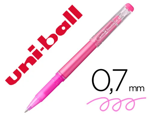 Rolo Gel Borr&aacute;vel Uf-222 0,7 Mm. Rosa Uni-Ball 23.