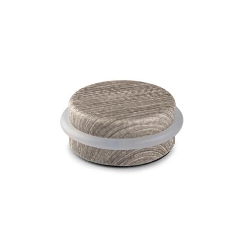 Batente Adesivo para Porta Pl&aacute;stico-Metal Decorado Olivo Mediterraneo &Oslash;4,6x1,8cm Inofix