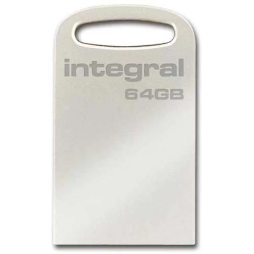 Integral Pen 64gb Usb2.0 Drive Arc Metal Usb Type-A 2.0 Prateado