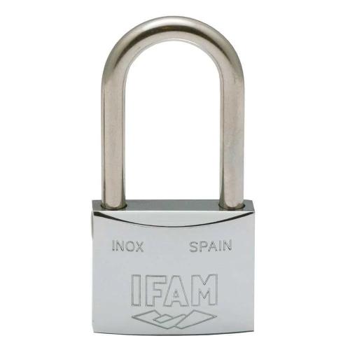 Cadeado Inoxidavel 50al 50mm com 2 Chaves. Arco Longo. Ifam