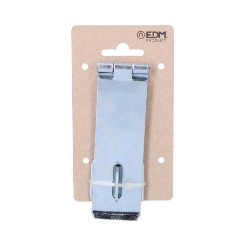 Suporte de Cadeado de Zinco de 115mm em Cart&atilde;o de Suspens&atilde;o Edm