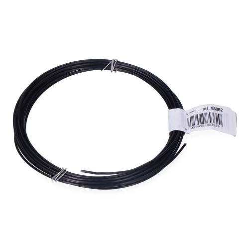 Pack 1un Rolo de Arame de Alum&iacute;nio 1,5mm 5m Preto