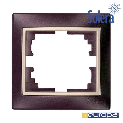 Moldura para 1 Elemento Moldura Preta e Aro P&eacute;rol.