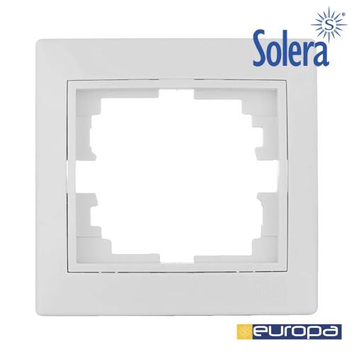 Moldura para 1 Elemento Branco 83x81x10mm.S.Europ.
