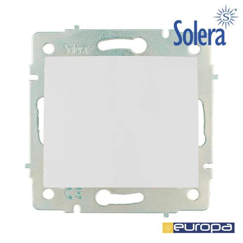 Tampa Cega de Embutir Branco S&eacute;rie Europa Solera Erp75