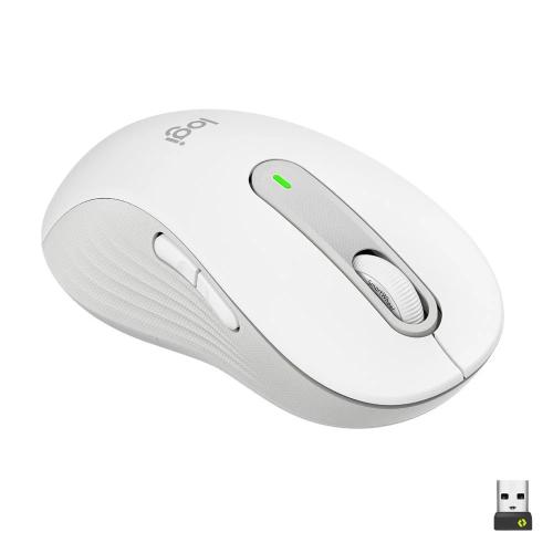 Logitech Wireless Mouse M650 L Bolt/Bluetooth White Links