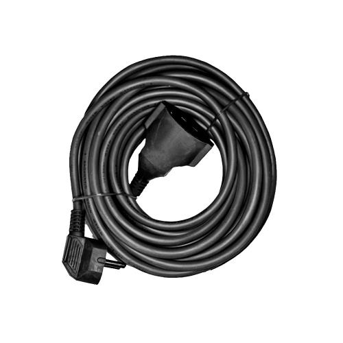 Extens&atilde;o de Cabo 10mts 3x1,5 Flex&iacute;vel Preta Edm