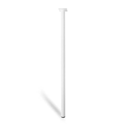 P&eacute; Cil&iacute;ndrico de A&ccedil;o. Cor Branco. Mod. 401g. Medidas &Oslash;3x80cm 2-401g.800.01 Rei