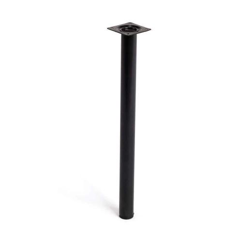 P&eacute; Cil&iacute;ndrico de A&ccedil;o. Cor Preto Mod. 401g. Medidas &Oslash;3x40cm. 2-401g.400.03 Rei
