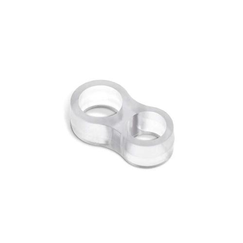 Pack 2 Batentes para Porta para Colocar No Puxador. Pl&aacute;stico Flex&iacute;vel Transparente. Mod .8. Rei