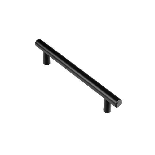 Bl&iacute;ster com 4 Puxadores para M&oacute;veis Tipo Asa. Fabricado em Inox e Acabamento Preto Mate. Mod. 891h e