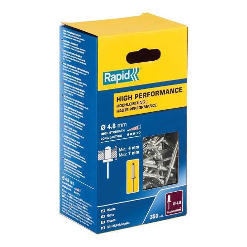 Caixa 500 Rebites &Oslash;4,8x10mm - Alto Rendimento 5001435 Rapid