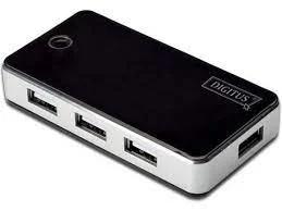 Digitus Da-70222, Usb 2.0, 480 Mbit/S, Preto, Pra.