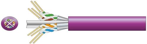 CAT6A U/FTP LSZH CABO DE REDE 305M LILAC