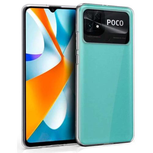 Capa de Silicone P/ Xiaomi Poco C40 Transparente - Cool