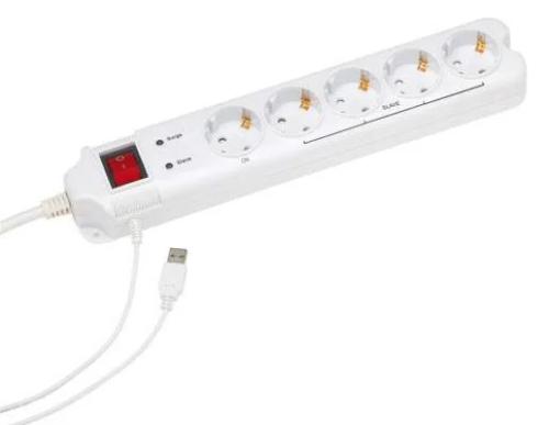 GEMBIRD PCW-MS2G ESTABILIZADOR DE CORRENTE BRANCO.
