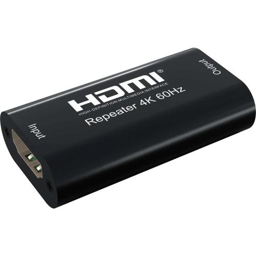 Techly Hdmi2.0 Repeater, 4k, Signal Verst&auml;rker, 40 Meter