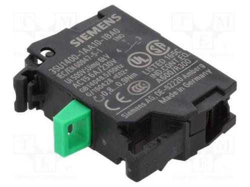 Componente de pino, 22mm, 3SU1.5, -25&divide;70C, para p.