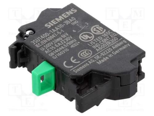 Componente de pino, 22mm, 3SU1.5, -25&divide;70C, para p.