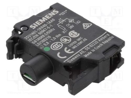 Componente de ilumina&ccedil;&atilde;o, 22mm, 3SU1.5, -25&divide;70C, .