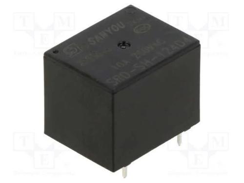 Rel&eacute;: Eletromagn&eacute;tico, Spdt, Ubobina : 24vdc, Icontactos Max: 10a