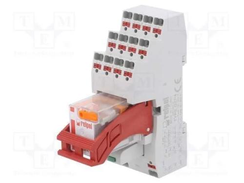 Rel&eacute;: de Interface, 4pdt, Ubobina: 230vac, 6a, 6a/250vac, 6a/24vdc