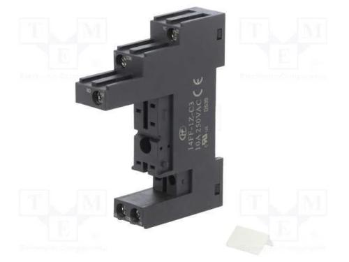 Base, Pin: 5, 10a, 250vac, No Painel,Para Trilho Din, S&eacute;rie: Hf14ff