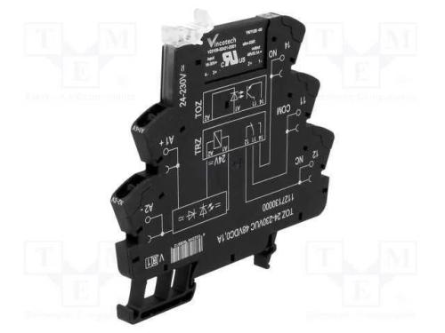 Rel&eacute;: de interface, SPDT, Ucoma: 24&divide;230VDC, Ucom:.