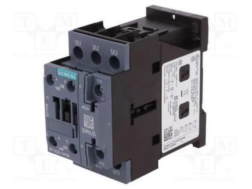 Contator: 3 polos, NO x3, Contatos auxiliares: NO.