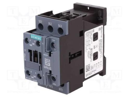 Contator: 3 polos, NO x3, Contatos auxiliares: NO.