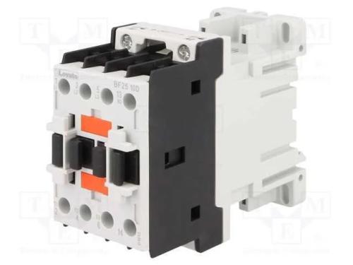 Contator: 3 Polos, No X3, Contatos Auxiliares: No, 24vdc, 25a, Bf