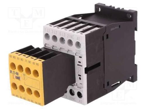 Contator: 3 Polos, No X3, Contatos Auxiliares: Nc X3,No X2, 24vdc