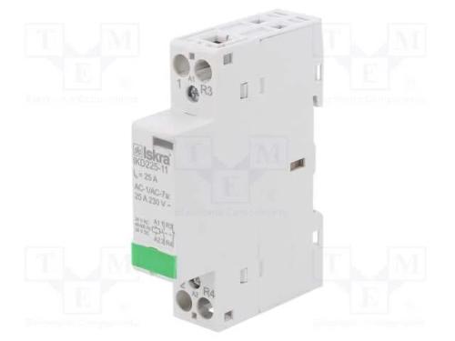 Contator: 2-de polo de instala&ccedil;&atilde;o, 25A, 24VAC, 24.