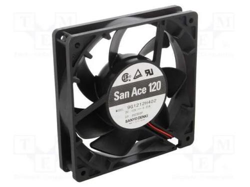 Ventilador: DC, transversal, 12VDC, 120x120x25mm,.