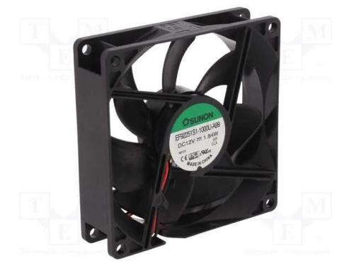 Ventilador: Dc, Transversal, 12vdc, 92x92x25mm, 87,04m3/H, 34dba