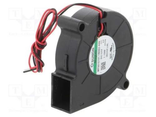 Ventilador: DC, blower, 12VDC, 50x50x15mm, 7,63m3.
