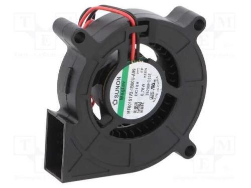 Ventilador: DC, blower, 12VDC, 60x60x15mm, 8,68m3.