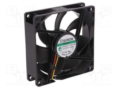 Ventilador: DC, transversal, 12VDC, 92x92x25mm, 8.